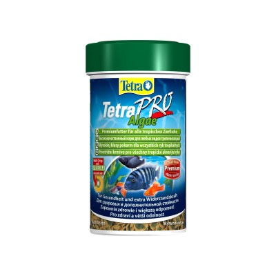 Тетра Корм TetraPro Algae растительный для  всех видов рыб, 100 мл, Tetra