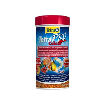 Тетра Корм TetraPro Colour для улучшения окраса всех видов рыб, чипсы, 250 мл, Tetra