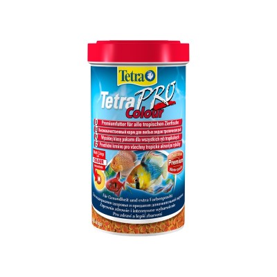 Тетра Корм TetraPro Colour для улучшения окраса всех видов рыб, чипсы, 500 мл, Tetra