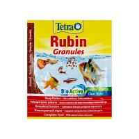 Тетра Корм TetraRubin Granules для улучшения окраса всех видов рыб, гранулы, 15 гр (пакетик), Tetra