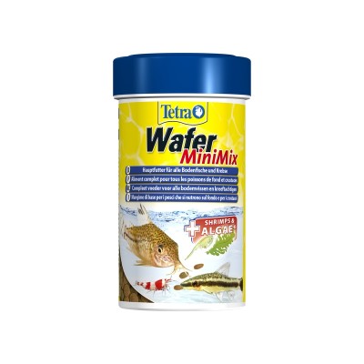 Тетра Корм TetraWaferMix Mini для всех донных рыб, мелкие чипсы, 100 мл, Tetra