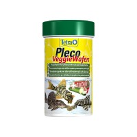 Тетра Основной корм Pleco Veggie Wafers для донных рыб, пластинки, 100 мл, Tetra