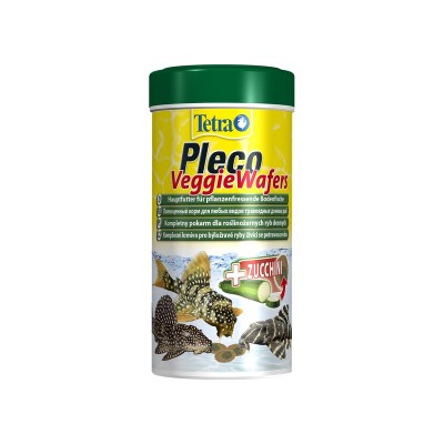 Тетра Основной корм Pleco Veggie Wafers для донных рыб, пластинки, 250 мл, Tetra