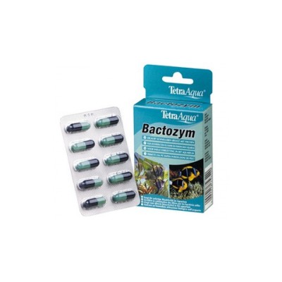 Тетра Средство Bactozym для активации бактерий, 10 капсул, Tetra