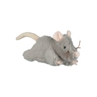 Трикси Игрушка для кошек Мышь с микрочипом 15 см, плюш, Trixie