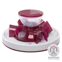 Трикси Игрушка для лакомств Кормушка-туннель, для кошек, 28*14 см, цвет красный, Trixie