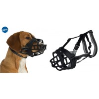 Трикси Намордник для собак Muzzle Flex, силикон, M-L, обхват морды 26 см, например Бордер колли, Trixie