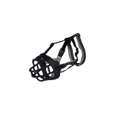 Трикси Намордник для собак Muzzle Flex, силикон, XL, обхват морды 39 см, например Дог, Trixie