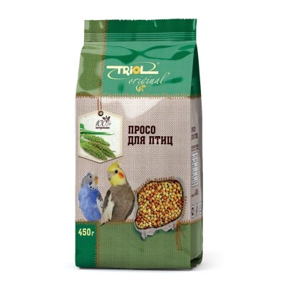 Триол Корм Original ПРОСО для птиц, 450 г, Triol