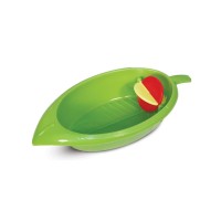 Купалка-ванночка напольная с игрушкой Листик 18,5*4 см, Triol (Триол)