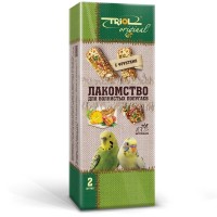 Крекеры для волнистых попугаев Original Фрукты, 2 шт./уп., 55 г, Triol (Триол)