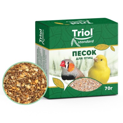 Минеральная подкормка для птиц Песок, 70 г, Triol (Триол)