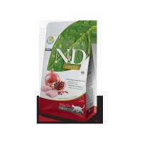 Фармина Корм беззерновой N/D Grain Free Cat Chicken  end Pomegranate ADULT для кошек, Курица/Гранат, 300 г, Farmina