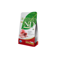 Фармина Корм беззерновой N/D Grain Free Cat Chicken end Pomegranate Neutered для стерилизованных кошек и кастрированных котов, Курица/Гранат, 300 г, Farmina