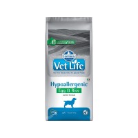 Фармина Корм диетический Vet Life для собак при пищевой аллергии и/или непереносимости, Hypoallergenic, Яйцо/Рис, 2 кг, Farmina