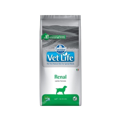Фармина Корм диетический Vet Life Renal для собак при почечной недостаточности, 2 кг, Farmina