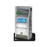 Фармина Корм диетический Vet Life Cat Neutered Female для стерилизованных кошек, 2 кг, Farmina
