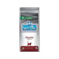 Фармина Корм диетический Vet Life Cat Hepatic для кошек при хронической печеночной недостаточности, 400 г, Farmina