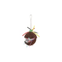 Игрушка для птиц Кокосовый сюрприз 28*13 см, кокос/дерево, Fauna Int (Фауна Интернешнл)