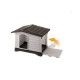 Ферпласт Будка Dogvilla пластиковая c откидывающейся боковой стенкой, Dogvilla 90, 88*72*65 см, Ferplast