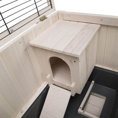 Ферпласт Деревянная клетка для кроликов и морских свинок Cottage Mini, 79*59*94 см, Ferplast
