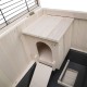Ферпласт Деревянная клетка для кроликов и морских свинок Cottage Mini, 79*59*94 см, Ferplast