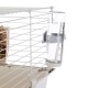 Ферпласт Клетка GUINEA 80 для кроликов и морских свинок, 77*48*42 см, светло-серый поддон, Ferplast