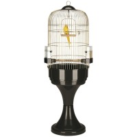 Ферпласт Клетка Max 6 Antique Brass для птиц, 53*71 см, высота с подставкой 165 см, Ferplast