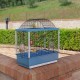 Ферпласт Клетка для мелких и средних птиц Palladio 4, 59*33*69 см, синяя, Ferplast