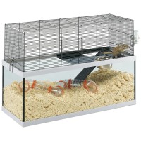 Ферпласт Клетка-террариум Gabry 80, 79*31*52 см, стекло, Ferplast