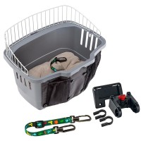 Ферпласт Контейнер Atlas Bike 20 Rapid, 47*35,5*34,5 см для перевозки животных, крепится на руль велосипеда, в ассортименте, Ferplast