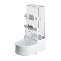 Кормушка-поилка для клетки Max 6 для птиц 11*13*21 см, белая, Ferplast (Ферпласт) 