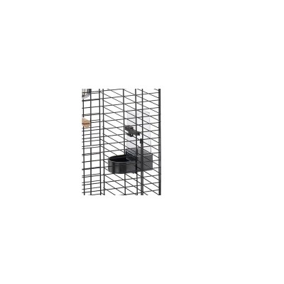 Кормушка-поилка для клетки Max 6 для птиц 11*13*21 см, коричневая, Ferplast (Ферпласт) 