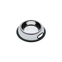 Ферпласт Миска металлическая Nova KC резинке, 1 л, Ferplast