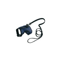 Ферпласт Мягкая шлейка-жилетка Jogging с поводком, Medium, А:12-16 см, В:18-23 см, нейлон, Ferplast