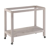 Подставка Stand Sumet Wood 80 для клети Piano 6, 81*40,5*70 см, дерево, серо-бежевая, Ferplast (Ферпласт)