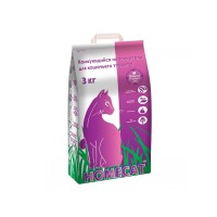 Хоумкэт Комкующийся наполнитель для кошачьих туалетов, 10 кг, Homecat