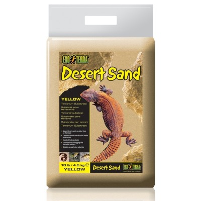 Экзо Терра Песок для пустынных террариумов Desert Sand, желтый, 4,5 кг, Exo Terra