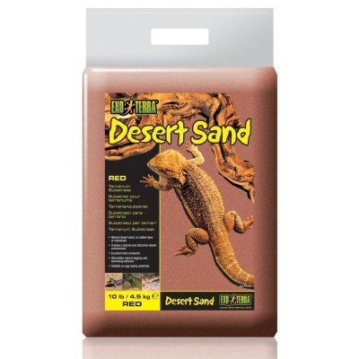 Экзо Терра Песок для пустынных террариумов Desert Sand, красный, 4,5 кг, Exo Terra