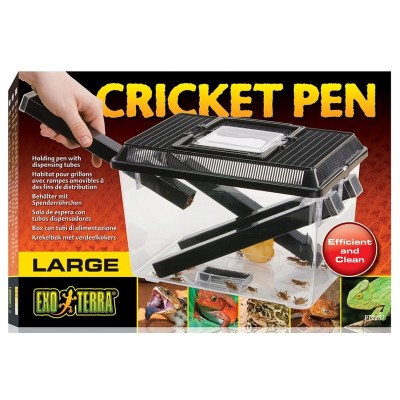 Экзо Терра Контейнер пластиковый для живого корма Cricket Pen, Large, 30*20,5*19,5 см, объем 11 л, Exo Terra
