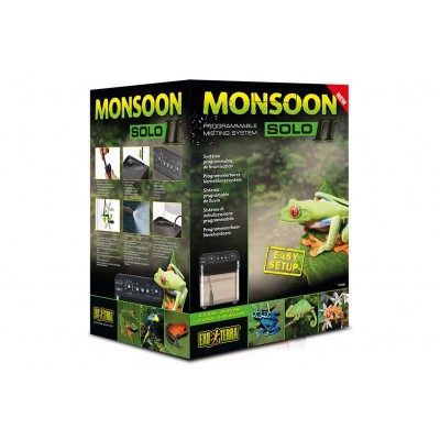 Экзо Терра Система осадков Monsoon Misting System для тропических террариумов и комнатных оранжерей, Solo II (pt4200) - 1,5 л, 1 форсунка, Exo Terra