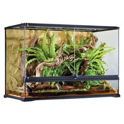 Экзо Терра Террариум стеклянный Natural Terrarium серия Large, горизонтальный террариум, 90*45*30 см, Exo Terra