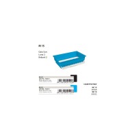 Поддон с выдвижным лотком M15 для клеток Gaia Sun, Luna 2, Rekord 2, 39,5*25*11 см, голубой, Ferplast