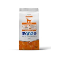 Монже Корм Cat Monoprotein Sterilised Duck для стерилизованных кошек, Утка, 1,5 кг, Monge