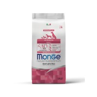 Монже Корм Dog Monoprotein All Breeds Beef/Rice для собак всех пород, Говядина/Рис, 2,5 кг, Monge