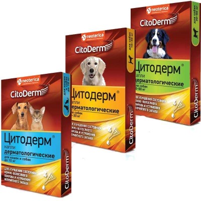 Капли дерматологические для собак весом 10-30 кг, 4 пипетки*1 мл, Neoterica (Неотерика)