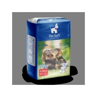 ПэтСофт Подгузники для домашних животных Disposable Diaper для собак, XS, обхват талии 22-40 см, вес 2-4 кг, 12 штук, Pet Soft