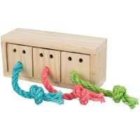 Трикси Игрушка Кубики для лакомств Snack Cube дерево, 16*7*6 см, Trixie