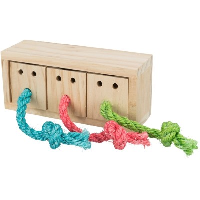 Трикси Игрушка Кубики для лакомств Snack Cube дерево, 16*7*6 см, Trixie
