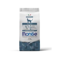 Монже Корм Cat Monoprotein Sterilised Trout для стерилизованных кошек, Форель, 1,5 кг, Monge